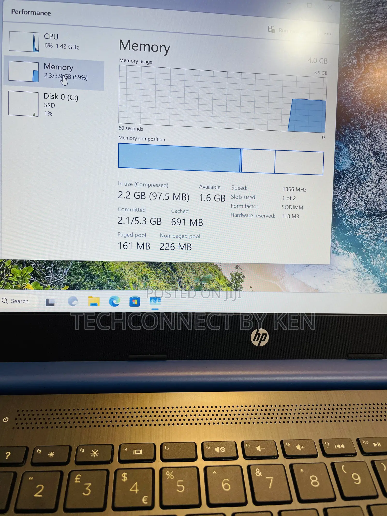 Laptop HP Stream 14 4GB Intel SSD 60GB