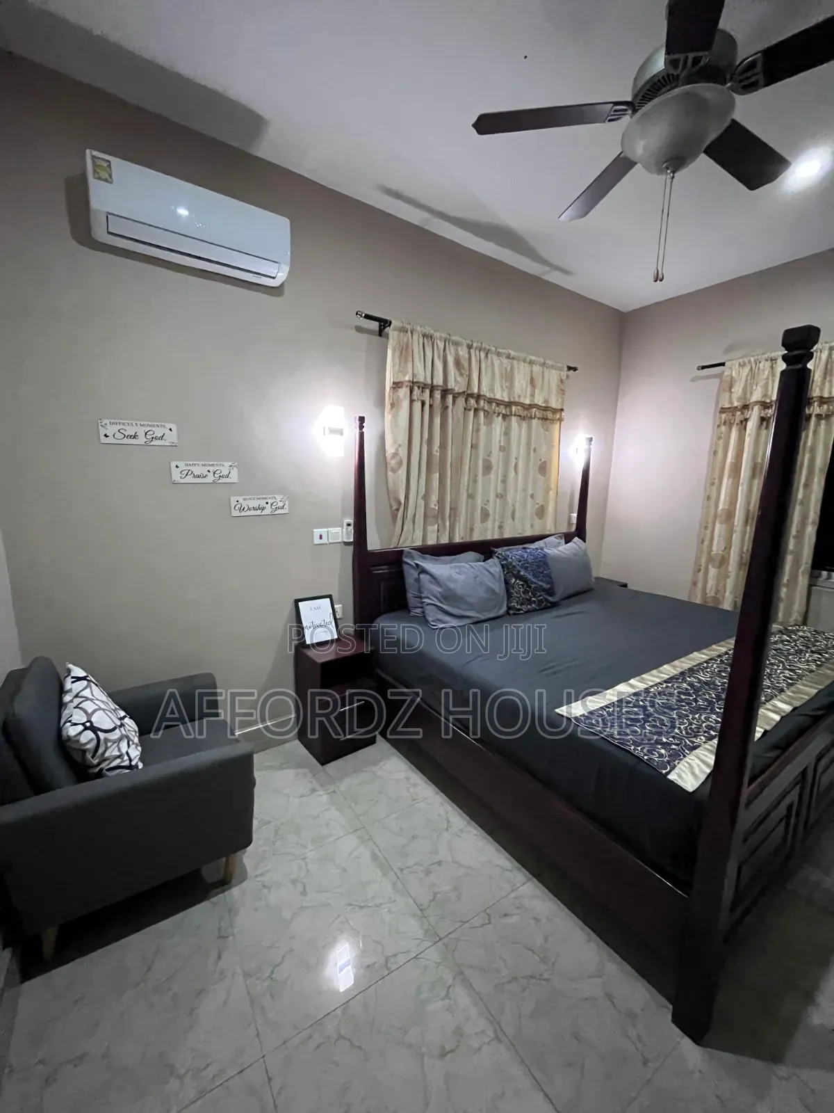 Furnished 3bdrm Apartment in Royal Palm Street, Tseaddo for rent