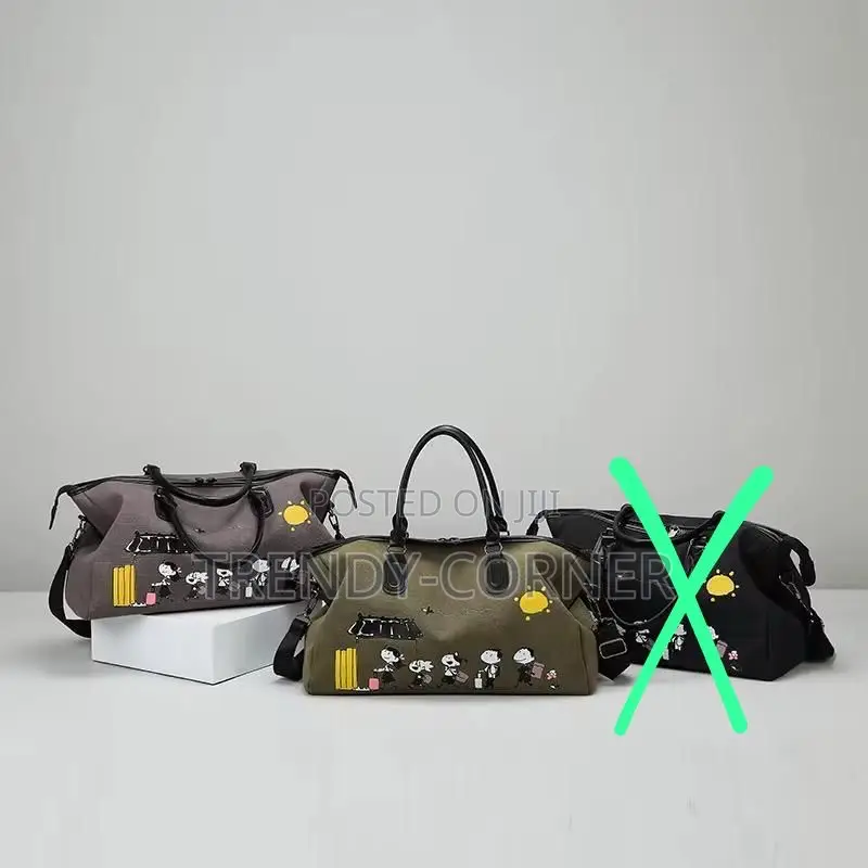 Plaid Travel Duffel Bag