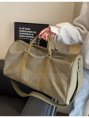Plaid Travel Duffel Bag