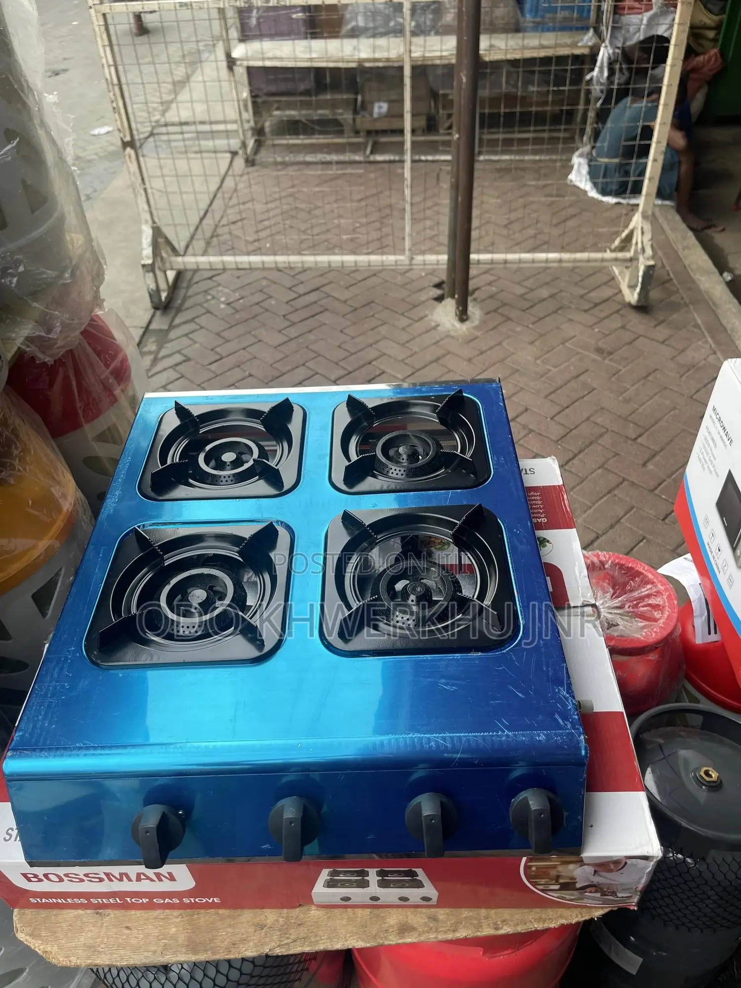 4 Burners Gas Automatic Stove