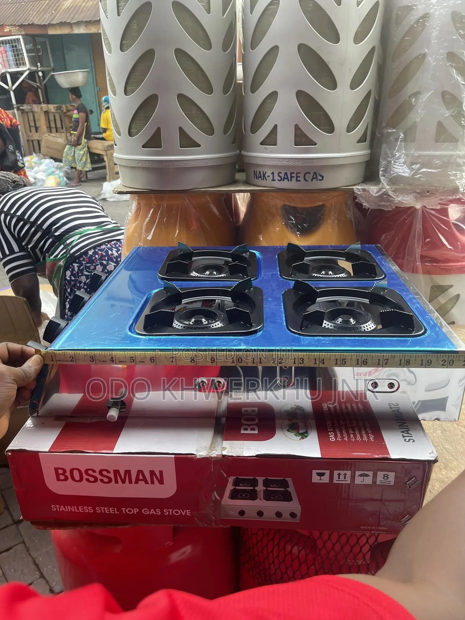 4 Burners Gas Automatic Stove