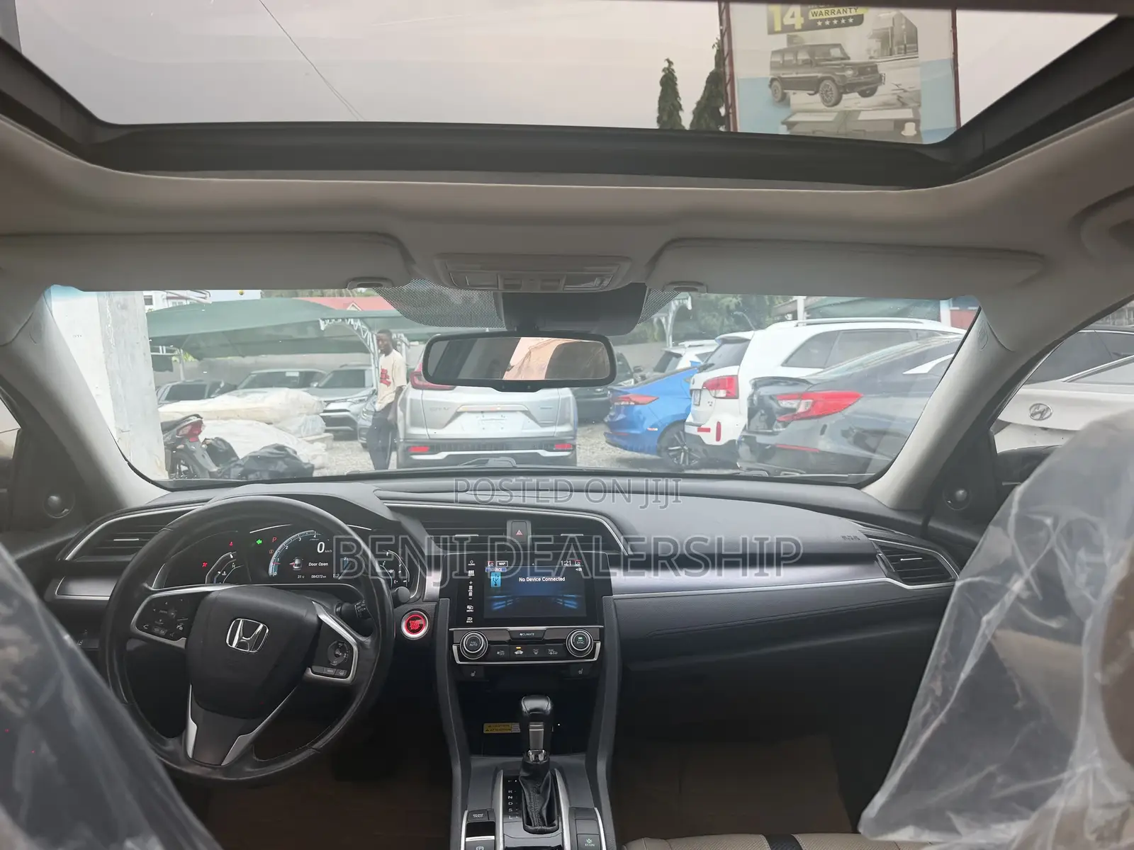Honda Civic Touring Sedan 2019 Gray
