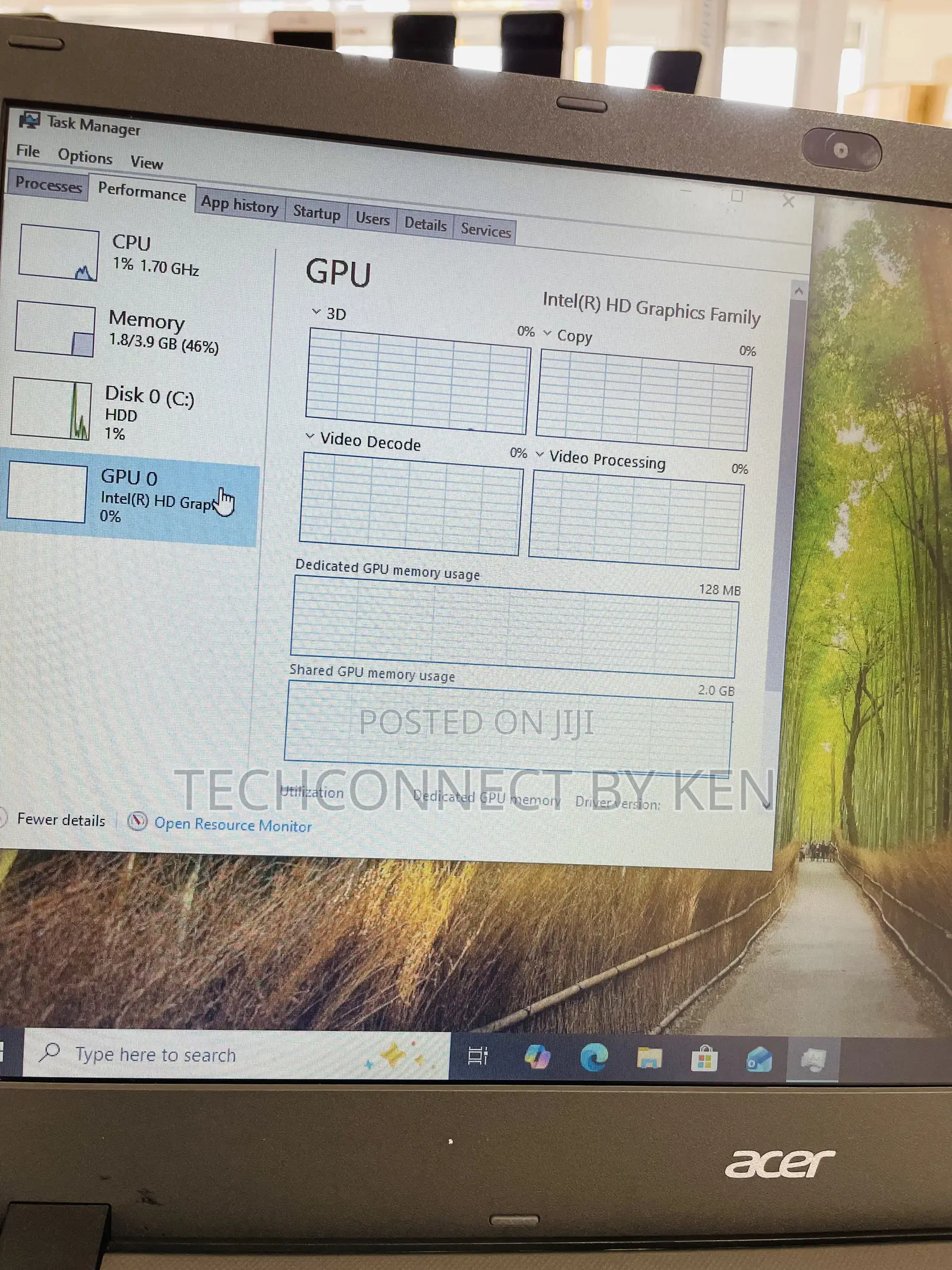 Laptop Acer Aspire E5-573 4GB Intel HDD 500GB