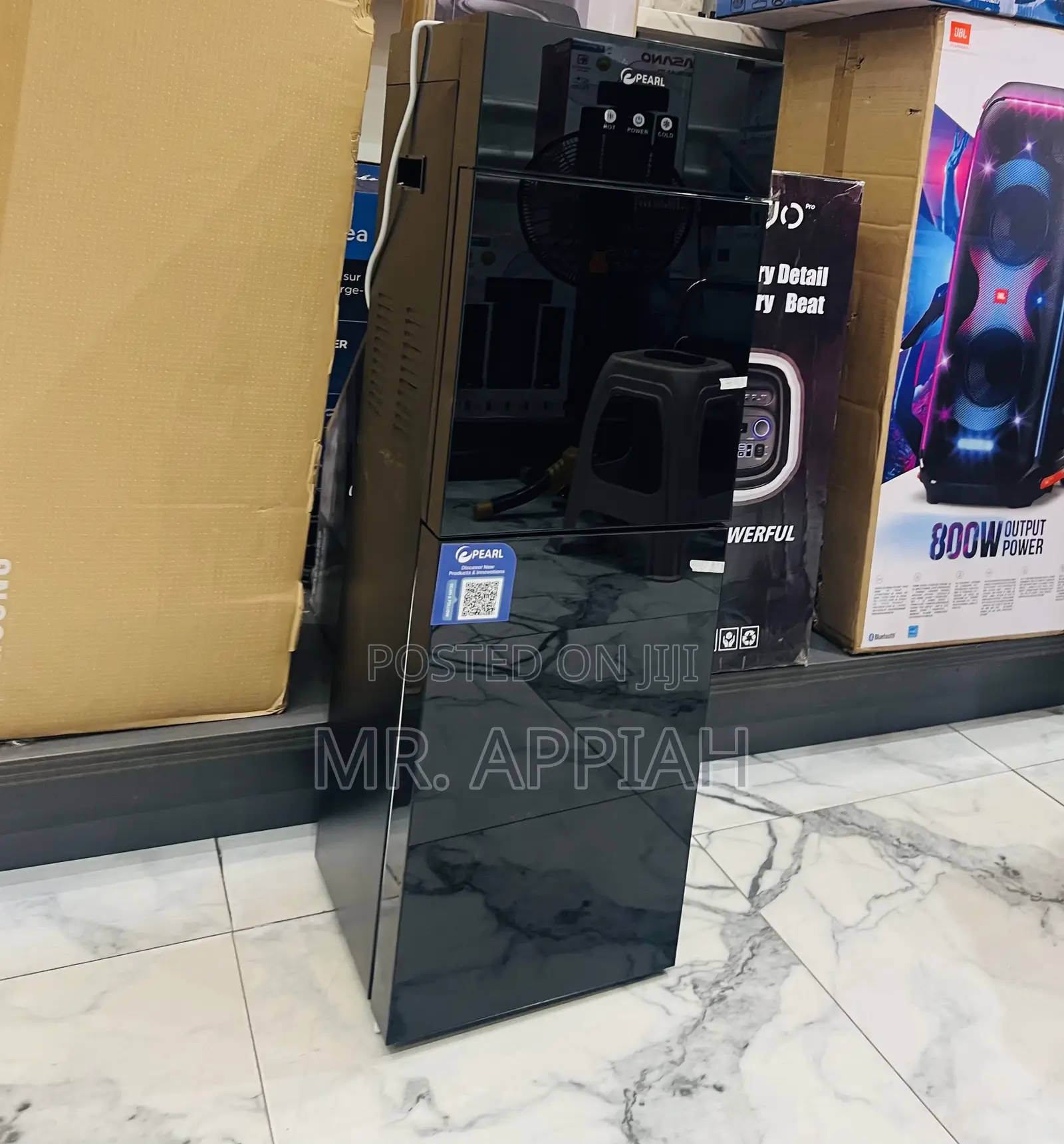 Efficient Pearl PWD-4015 2 Tray Electric Water Dispenser(Black)