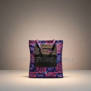 Tote Bag Ankara Fashion Bags Folderable 2 in 1