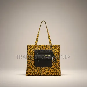 Tote Bag Ankara Fashion Bags Folderable 2 in 1