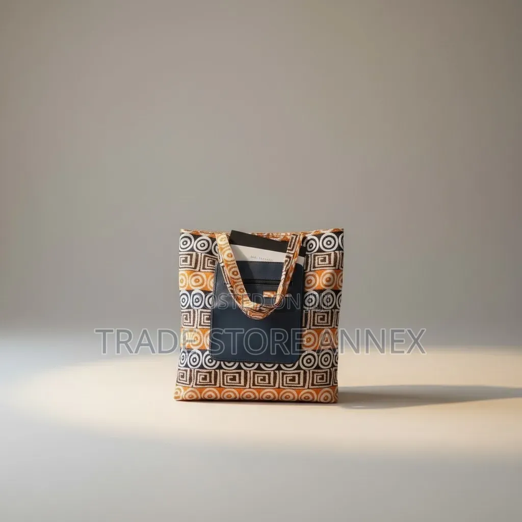 Tote Bag Ankara Fashion Bags Folderable 2 in 1
