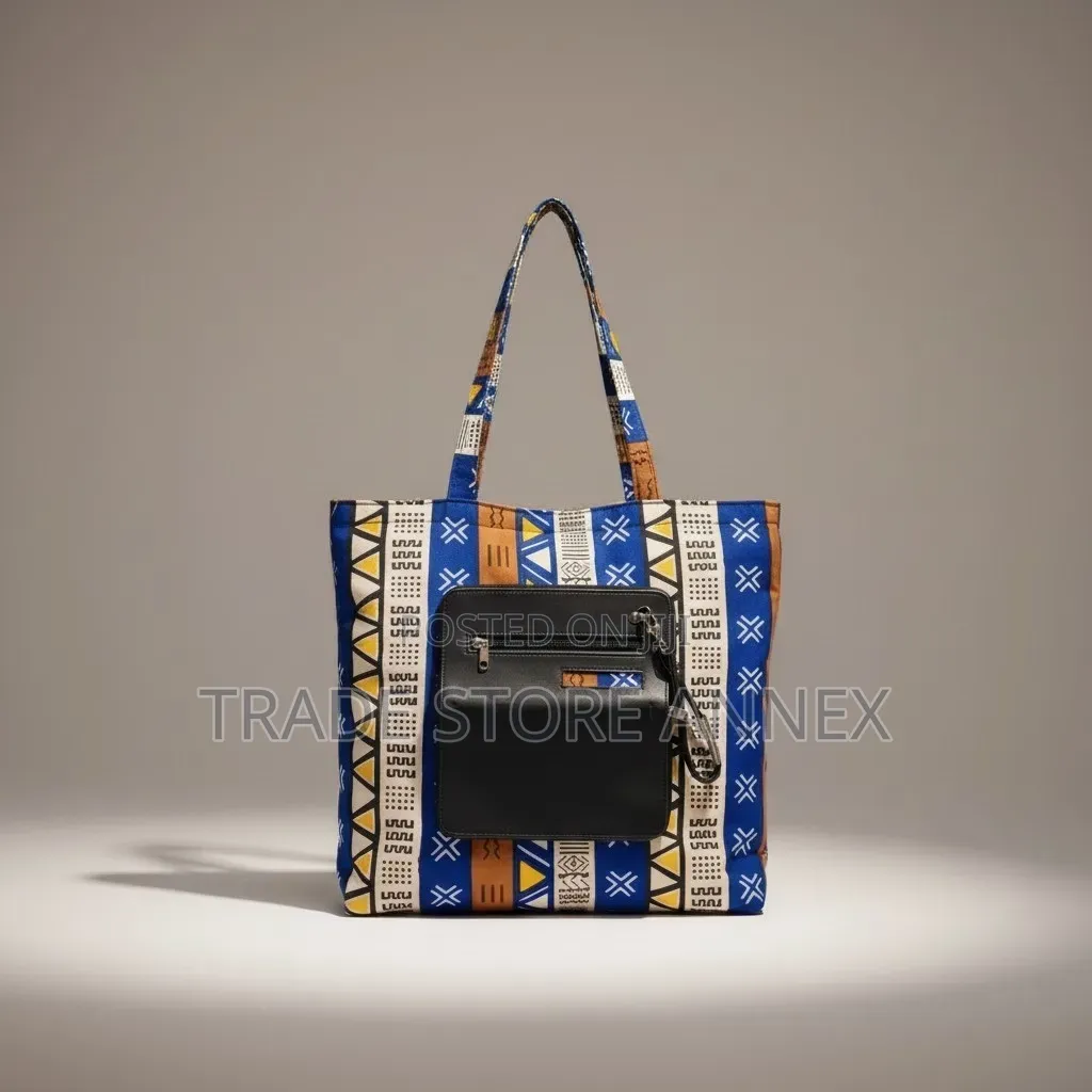 Tote Bag Ankara Fashion Bags Folderable 2 in 1