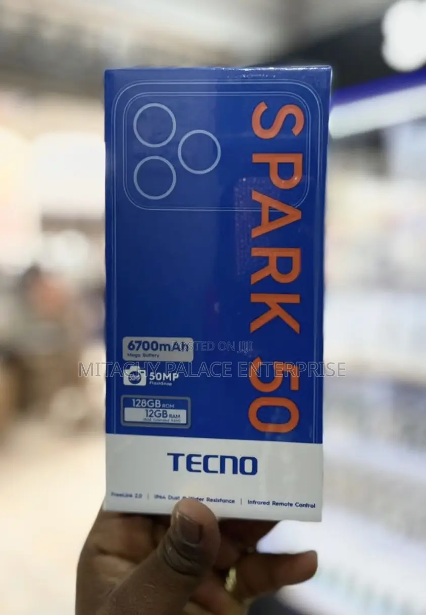 New Tecno Spark 50 128 GB Blue