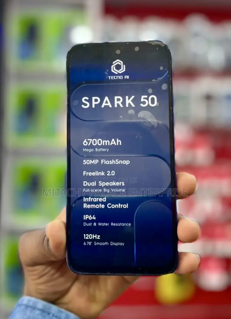 New Tecno Spark 50 128 GB Blue