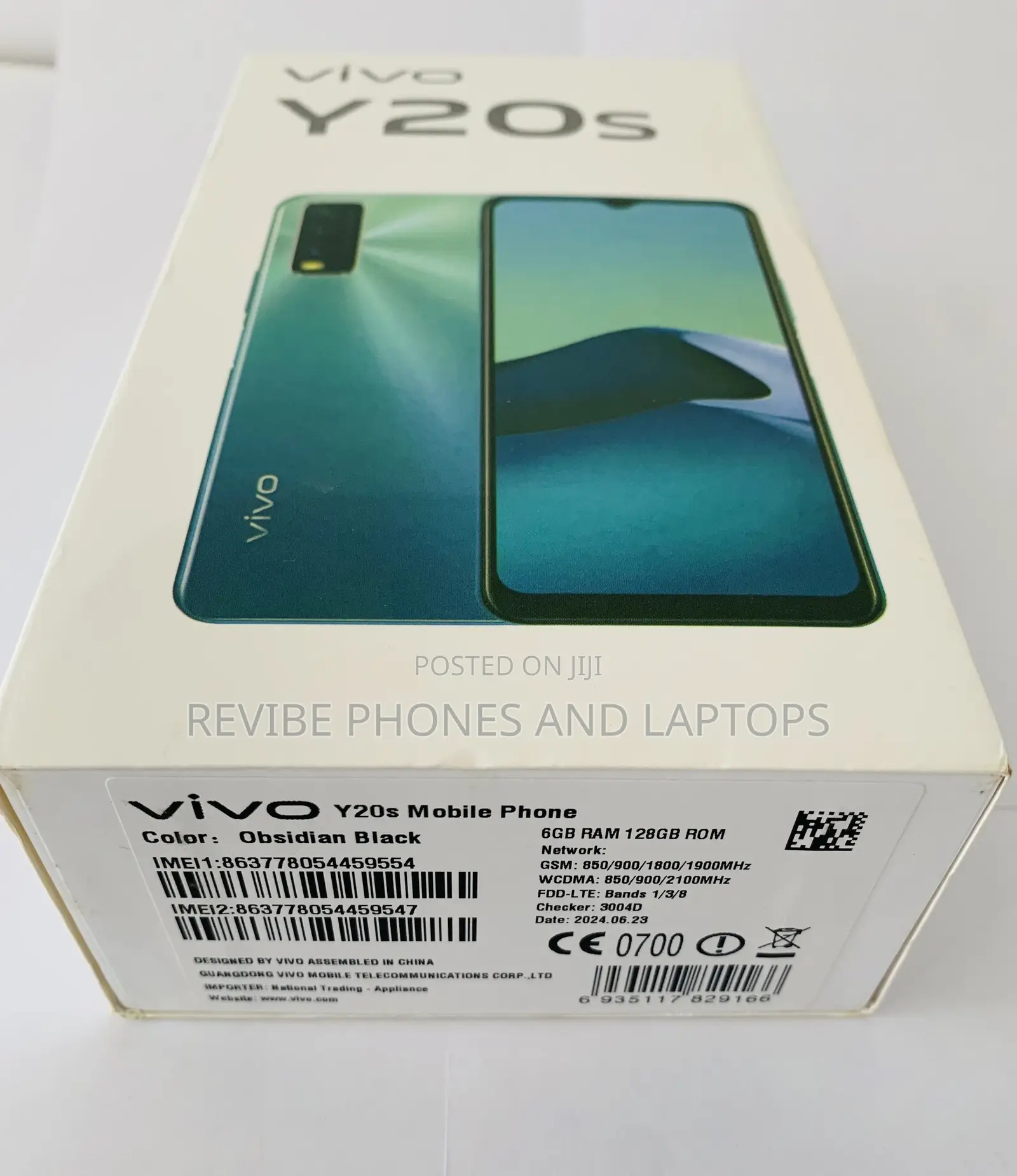 New Vivo Y20S 128 GB Green