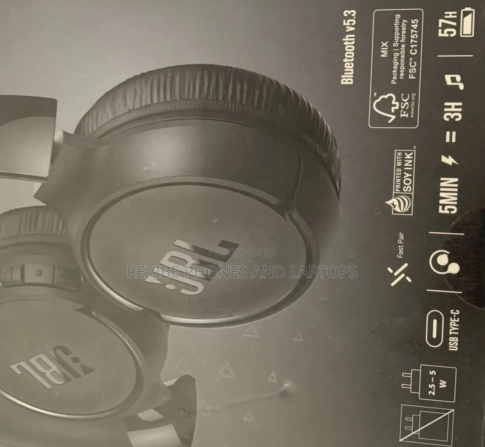 JBL Tune 520 Bluetooth Headphones