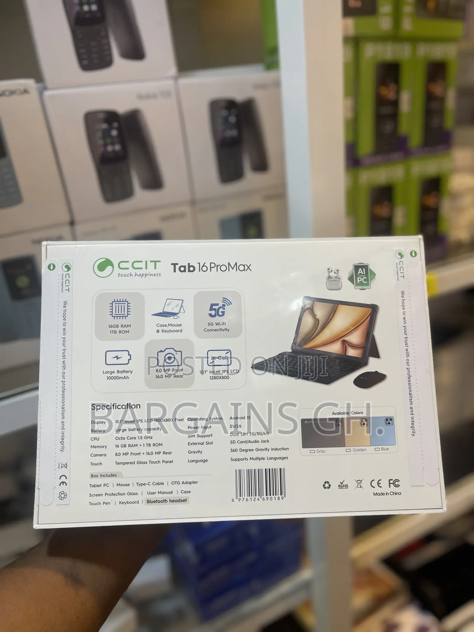 New CCIT Pad One 1 TB Black