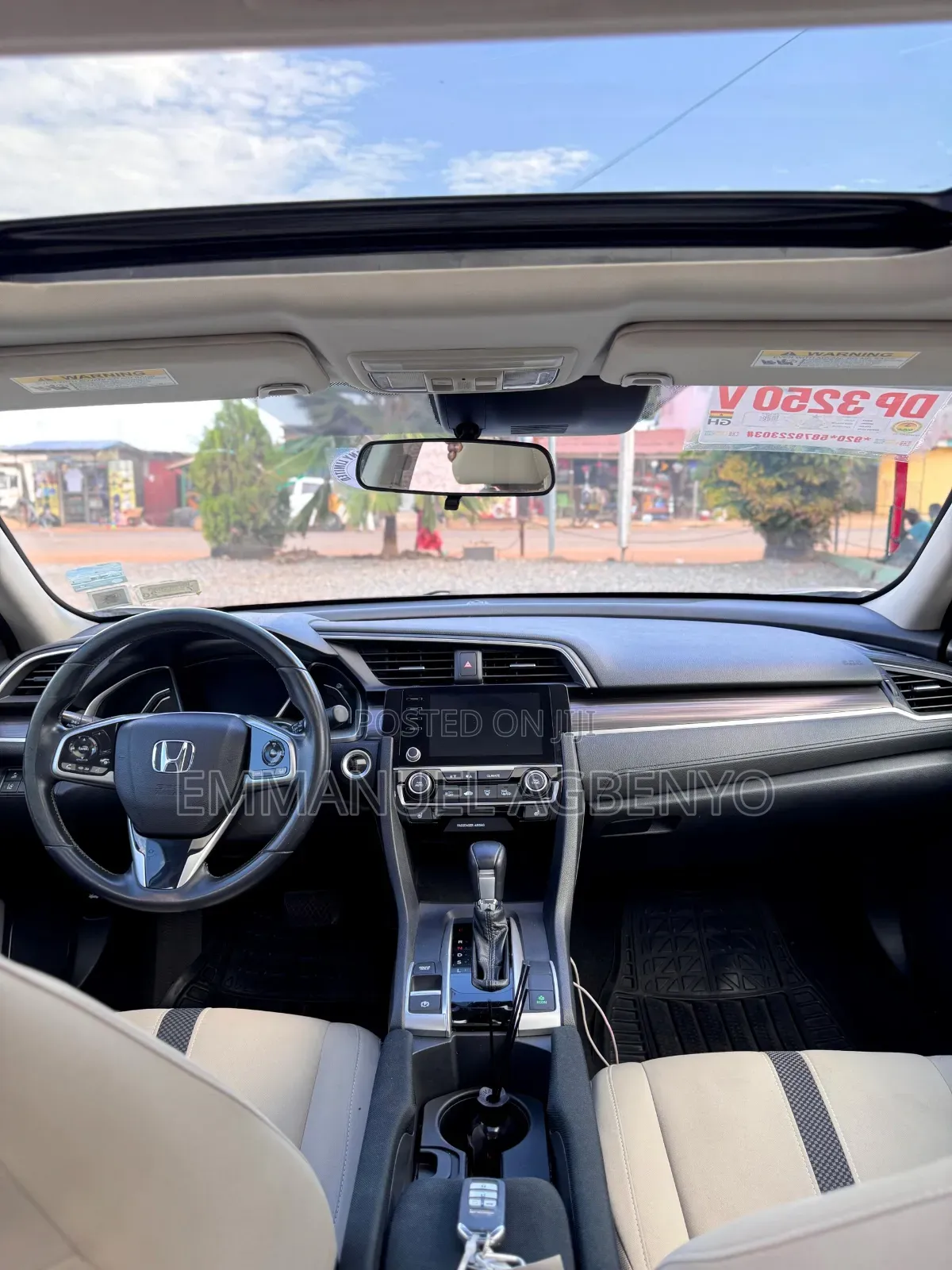 Honda Civic EX Sedan 2019 White