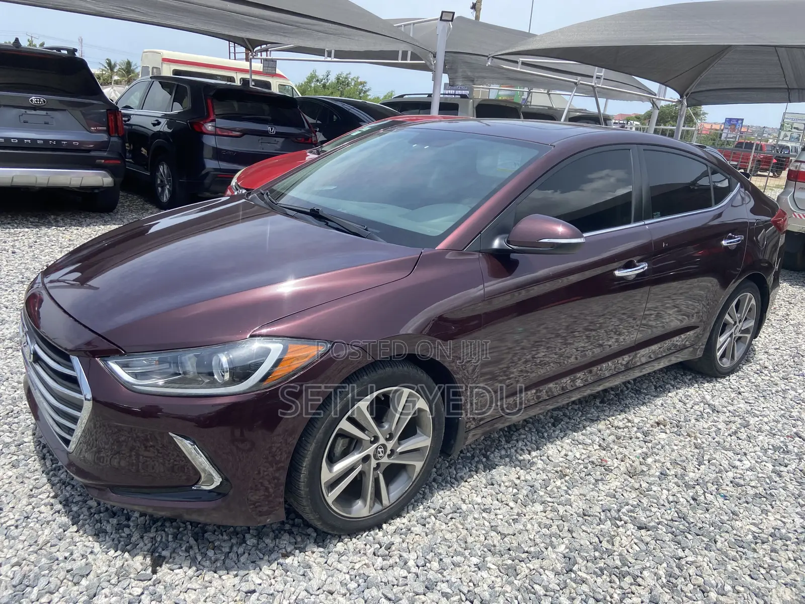 Hyundai Elantra 2017 Red