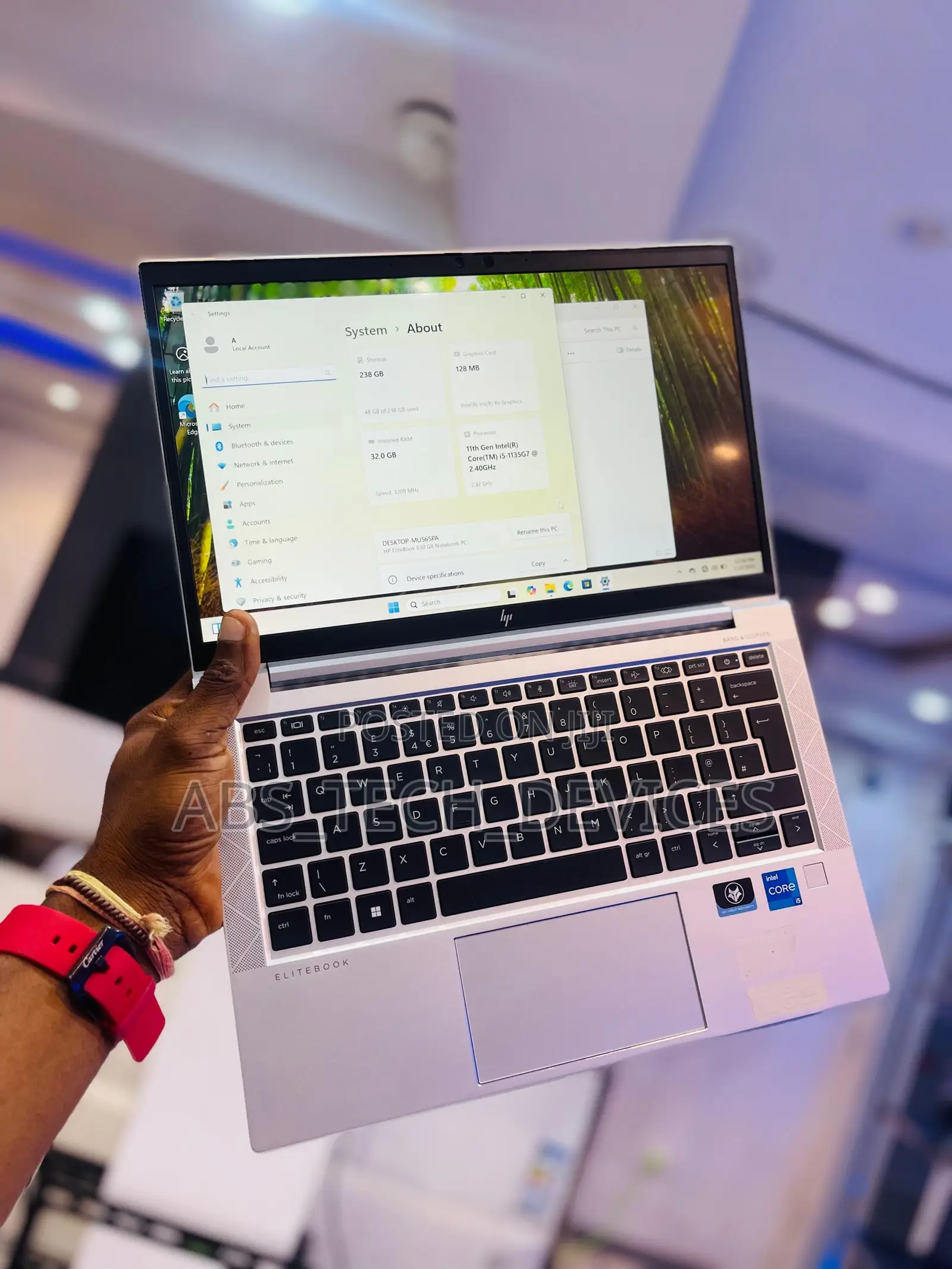Laptop HP EliteBook 830 G8 8GB Intel Core i5 SSD 256GB