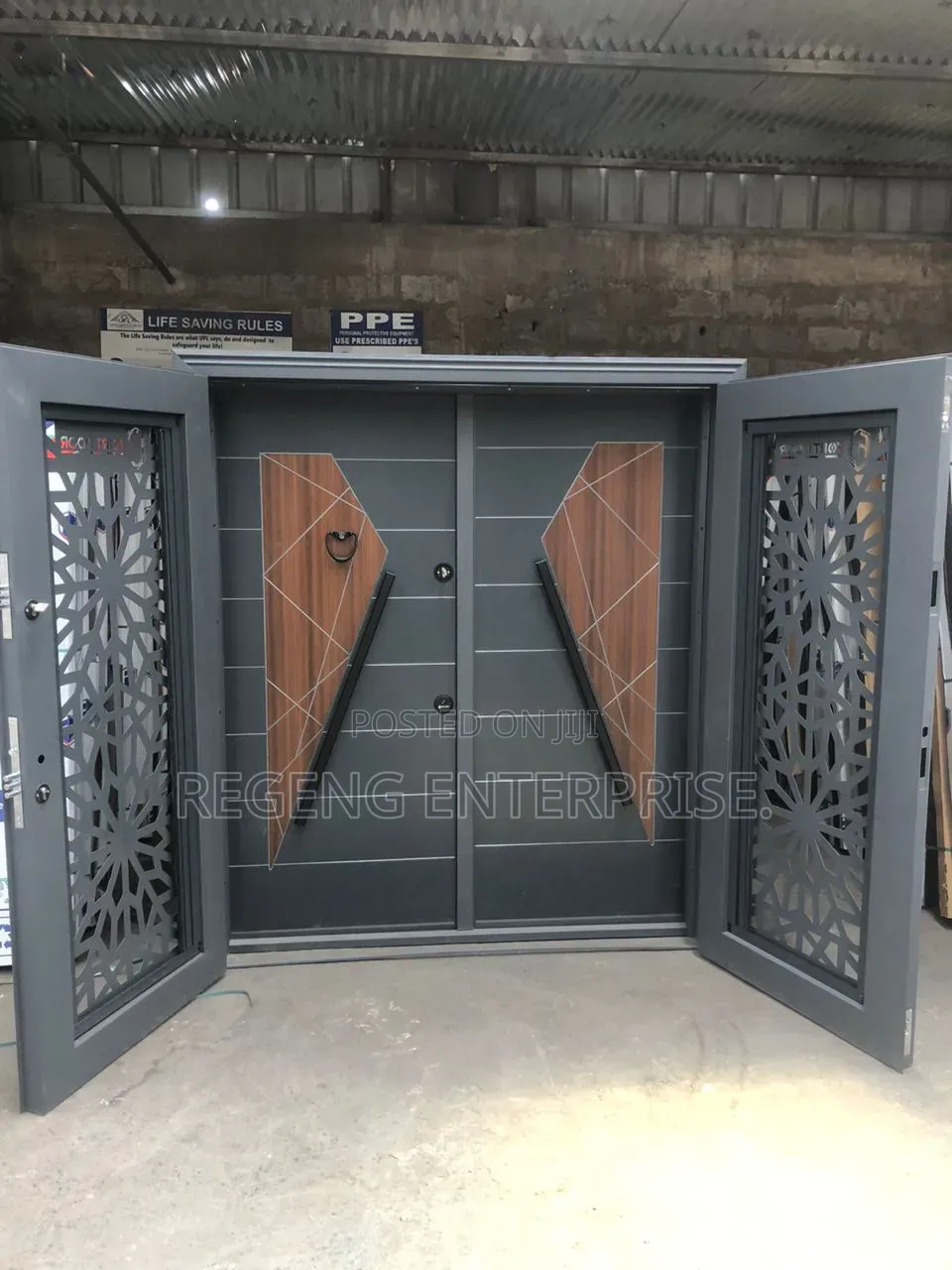 Exclusive Double Door in Door With Quality Locks.
