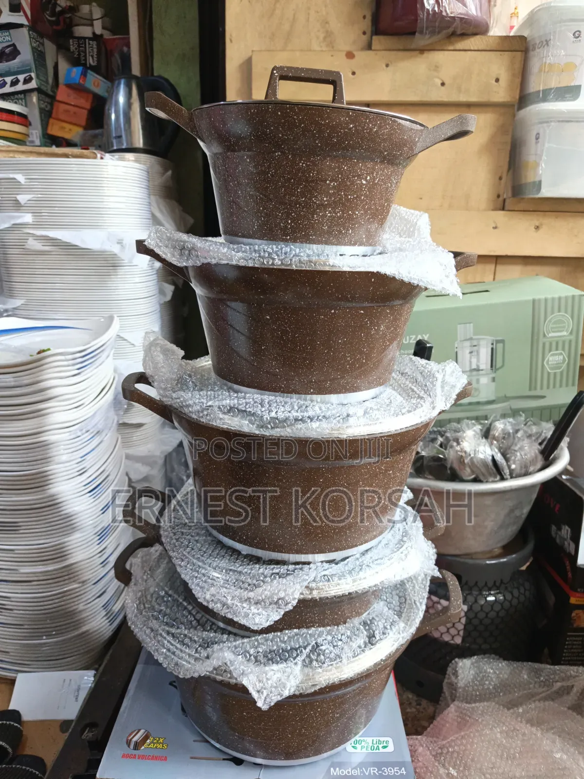10 PCS Granite Coating Cookware Set