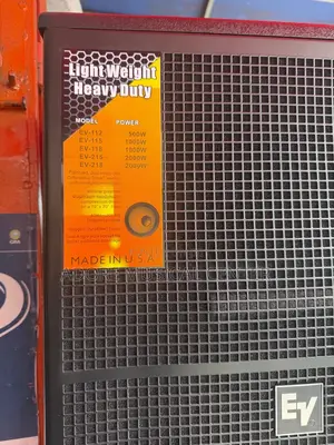 Ev Half Range Speaker 15inches