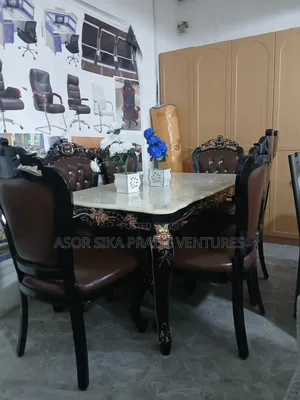 Marble Dinning Chair and Table