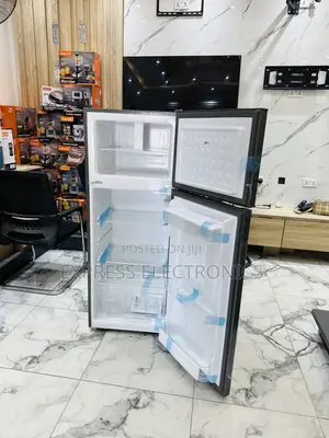 Ney Sealed in Box 208l Double Door Pearl Dark Grey With Dispenser