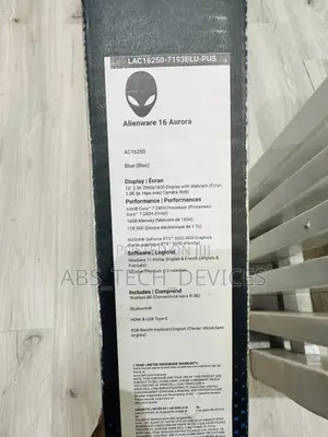 Laptop Alienware 16 Aurora 16GB Intel Core 7 SSD 1T