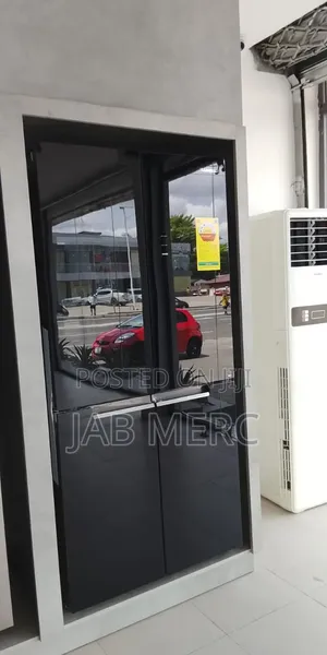 Discount Price French Door Fridge Glass Mirror Black Bottom Freezer