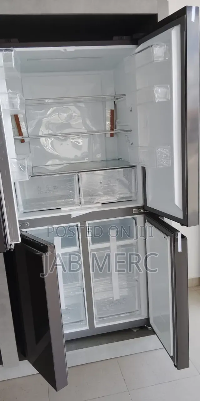 Discount Price French Door Fridge Glass Mirror Black Bottom Freezer