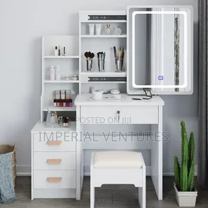 White Quality Dresser With 4 Drawers
