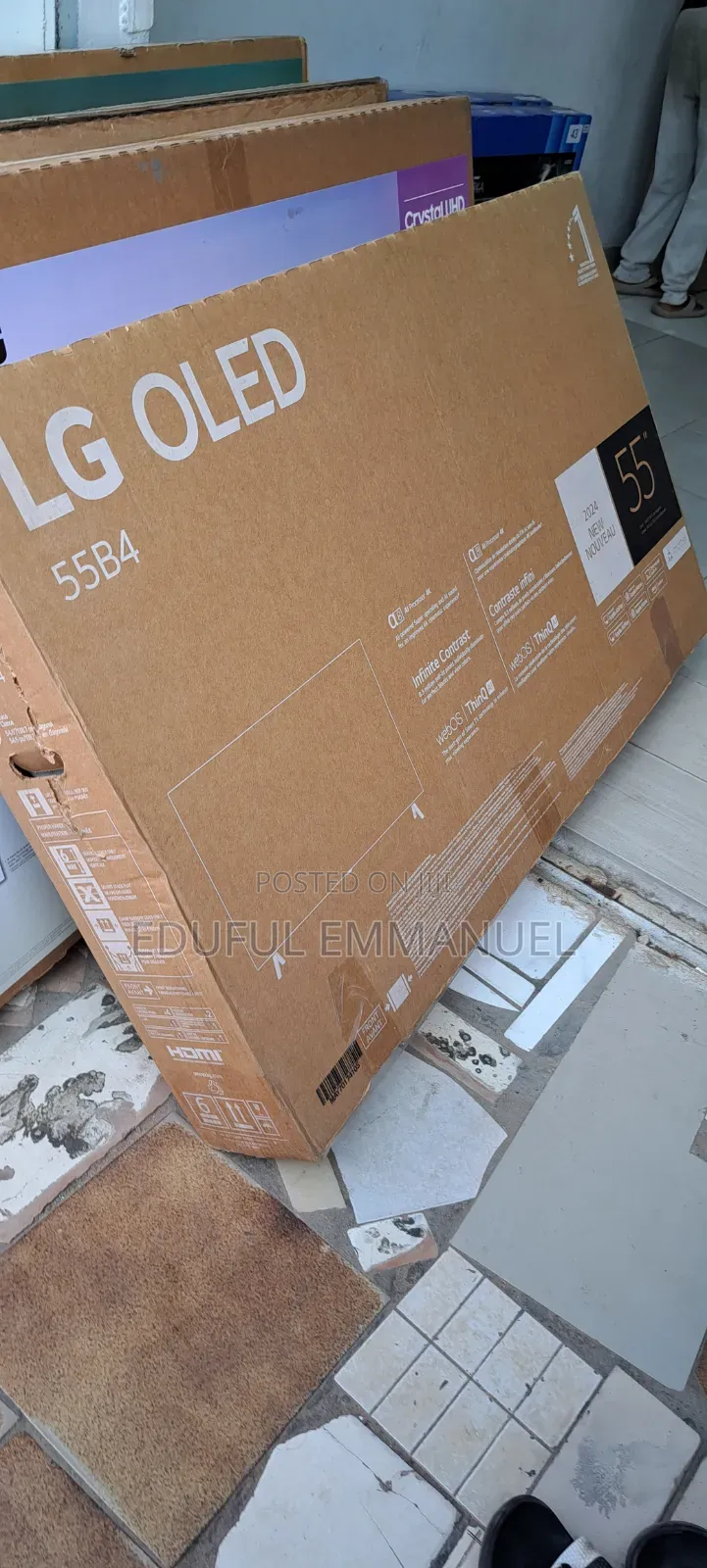 Lg 55" Class Oled Evo Uhd Smart Ai Tv B4 HDR Netflix Youtube