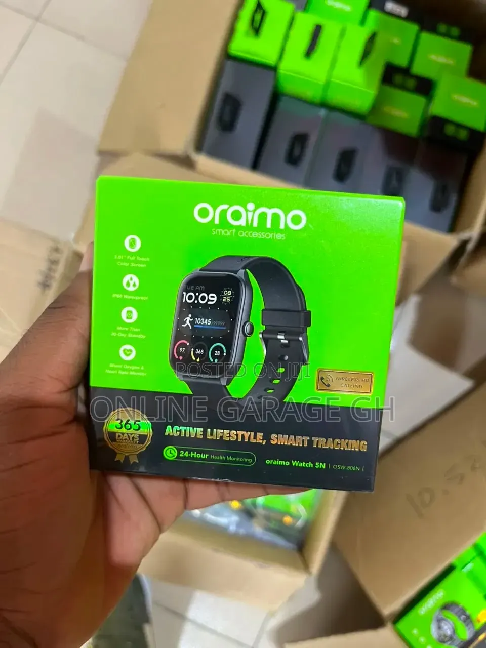 Oraimo Watch 5n 2.01'' TFT Ip68 Smart Watch (Osw-806n)