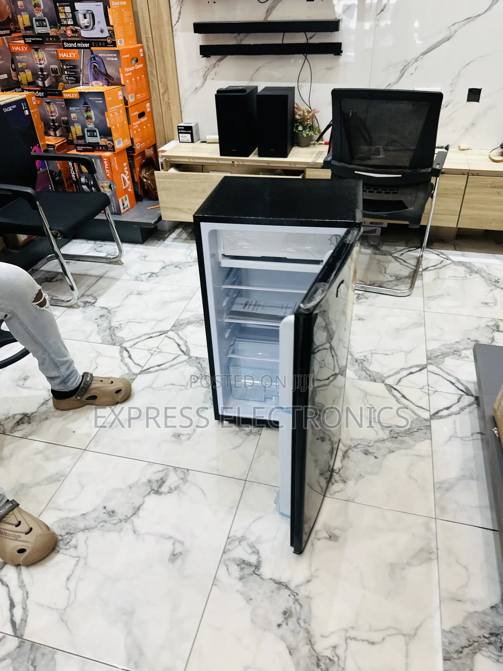 Text Us for Your Black Table Top Single Door Nasco