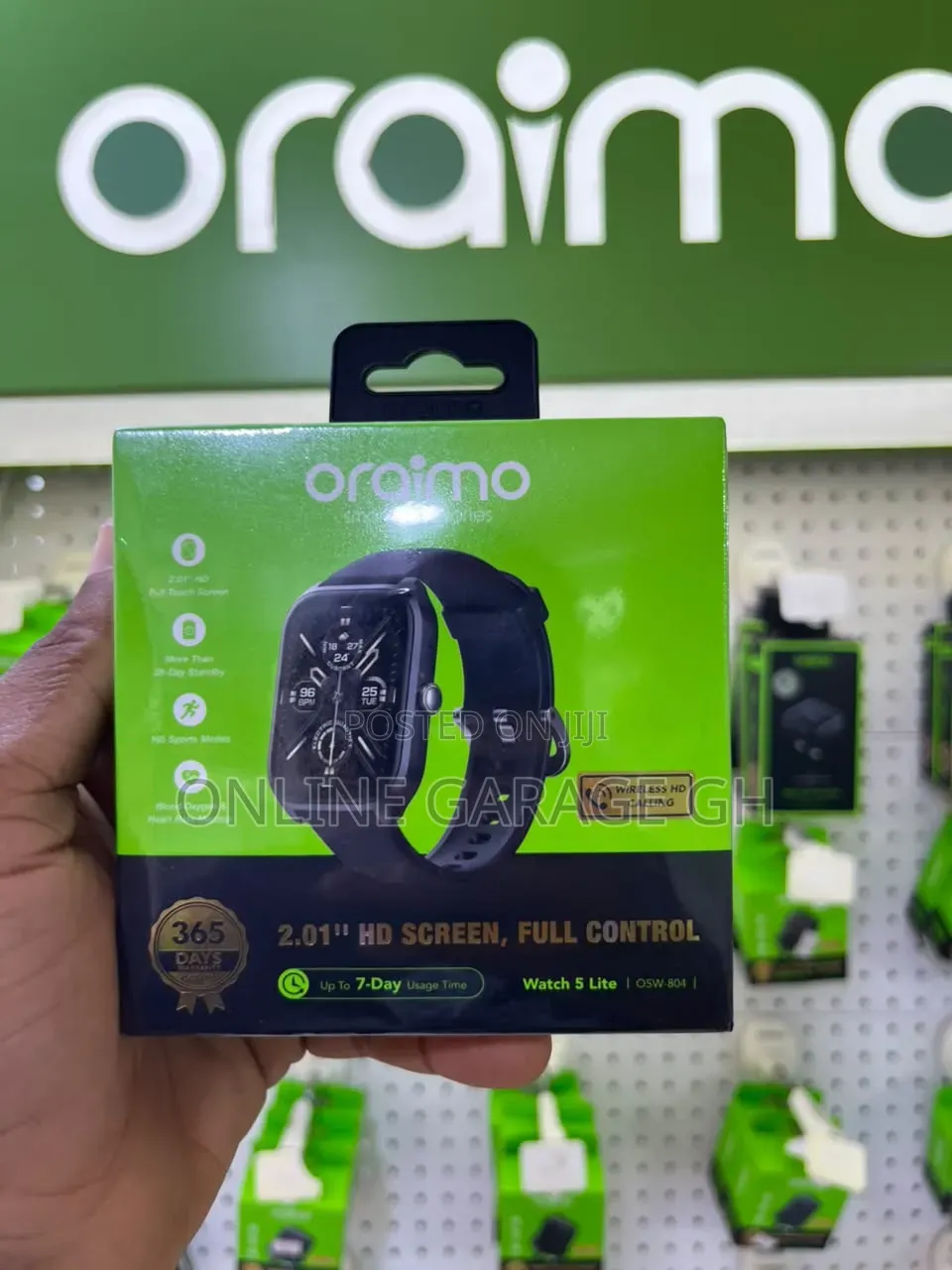 Oraimo Watch 5n 2.01'' TFT Ip68 Smart Watch (Osw-806n)