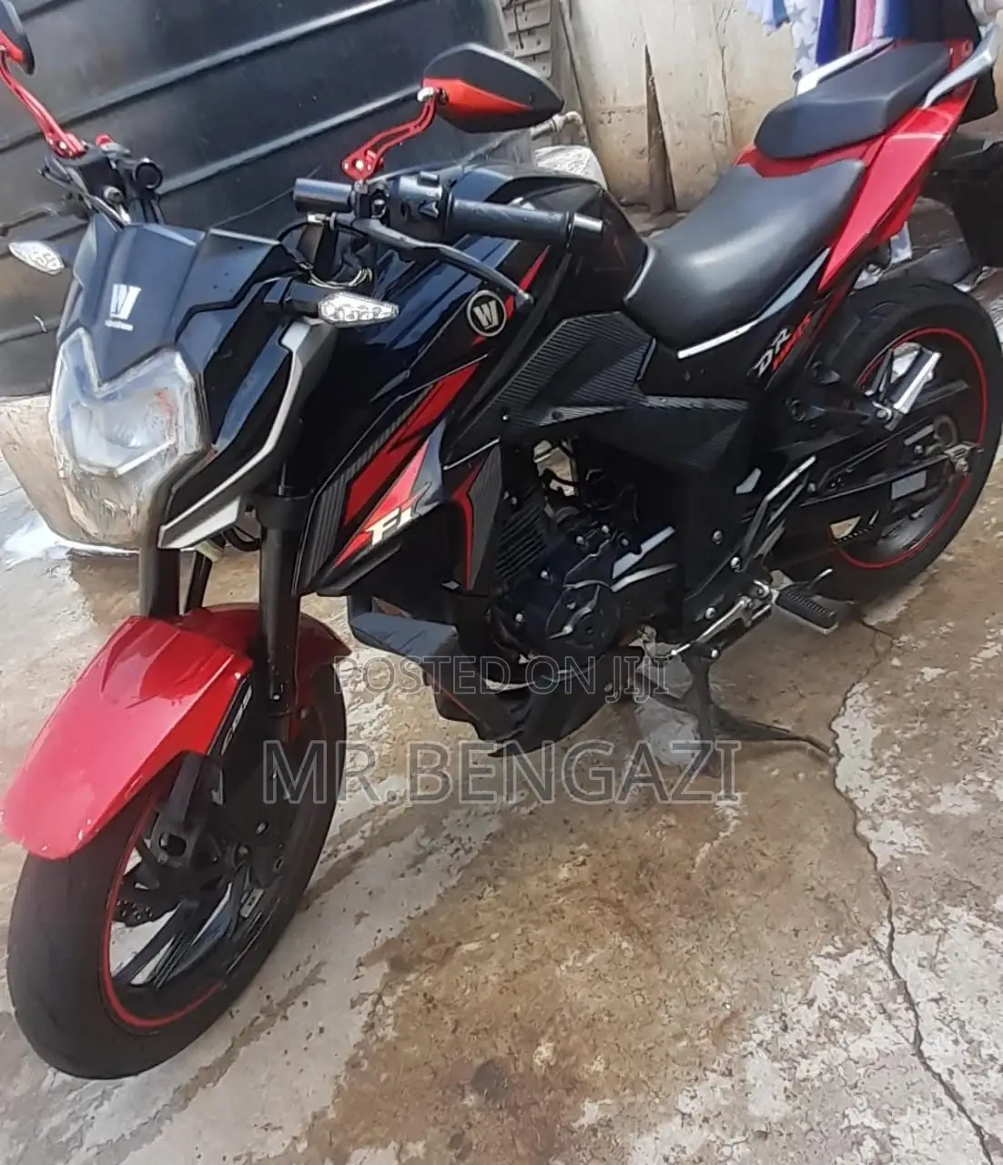 New Haojue DR190S 2024 Red