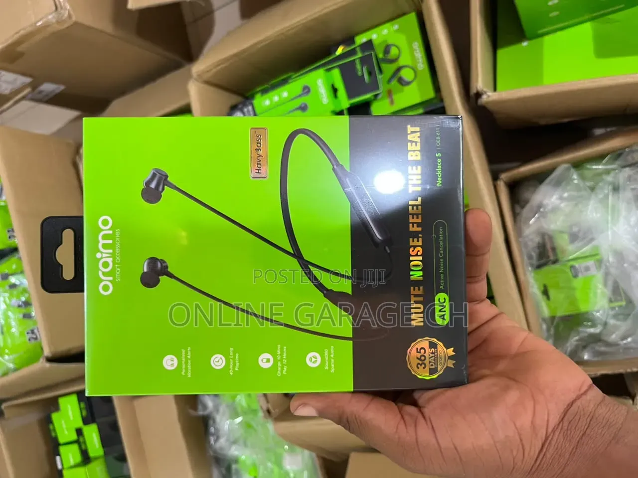 Oraimo Necklace 5 30db Anc Earphones (Oeb-311)