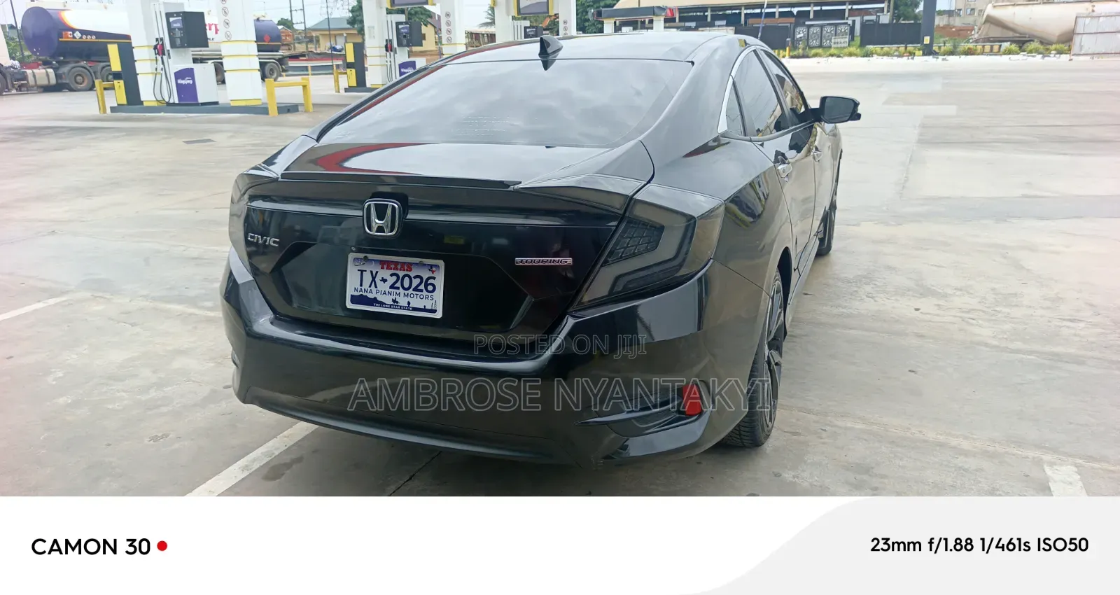 Honda Civic Touring 2dr Coupe (1.5L 4cyl) 2017 Black
