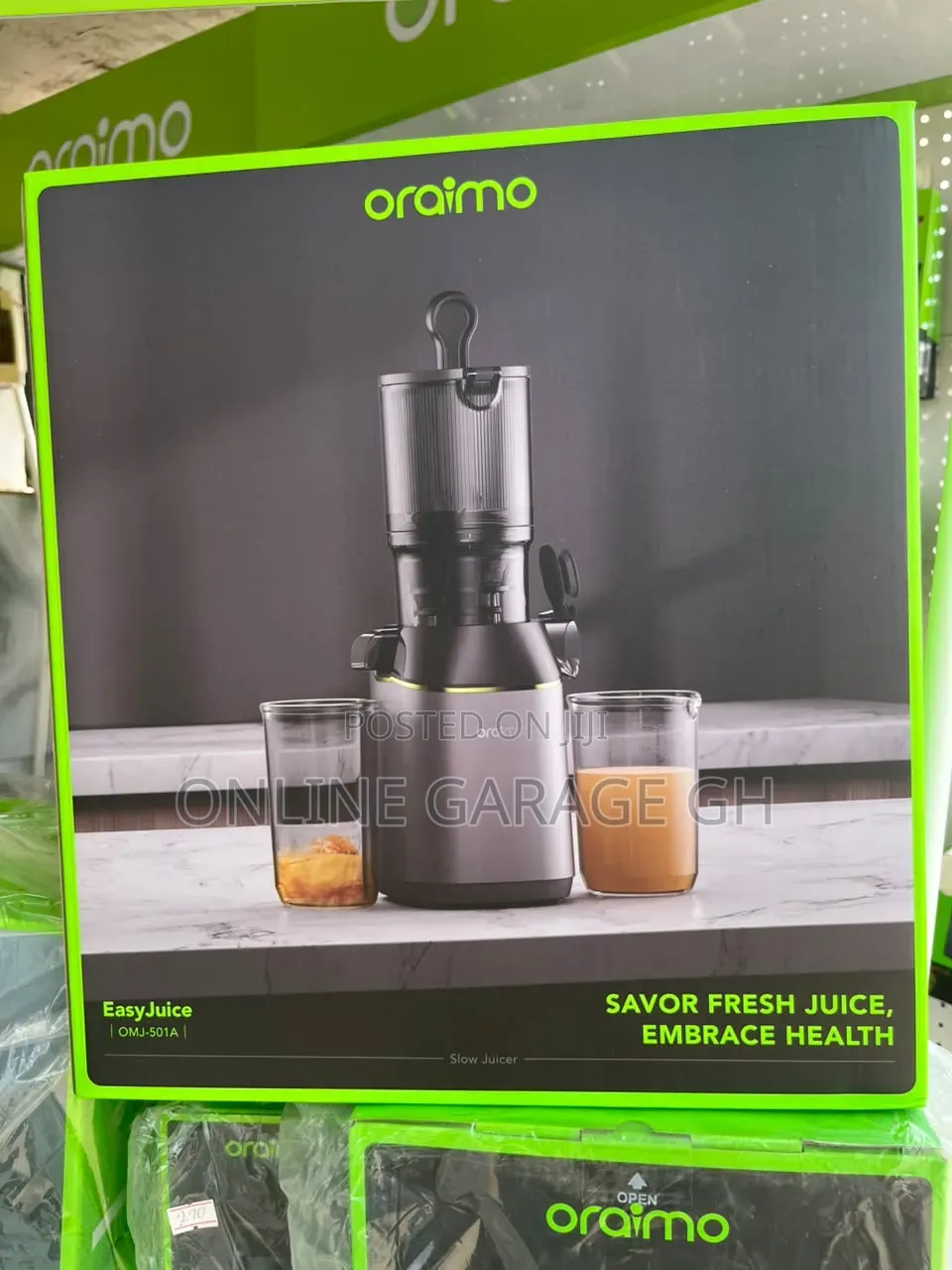 Oraimo Easyjuice 108mm Diameter 800ml Slow Juicer (Omj-501a)