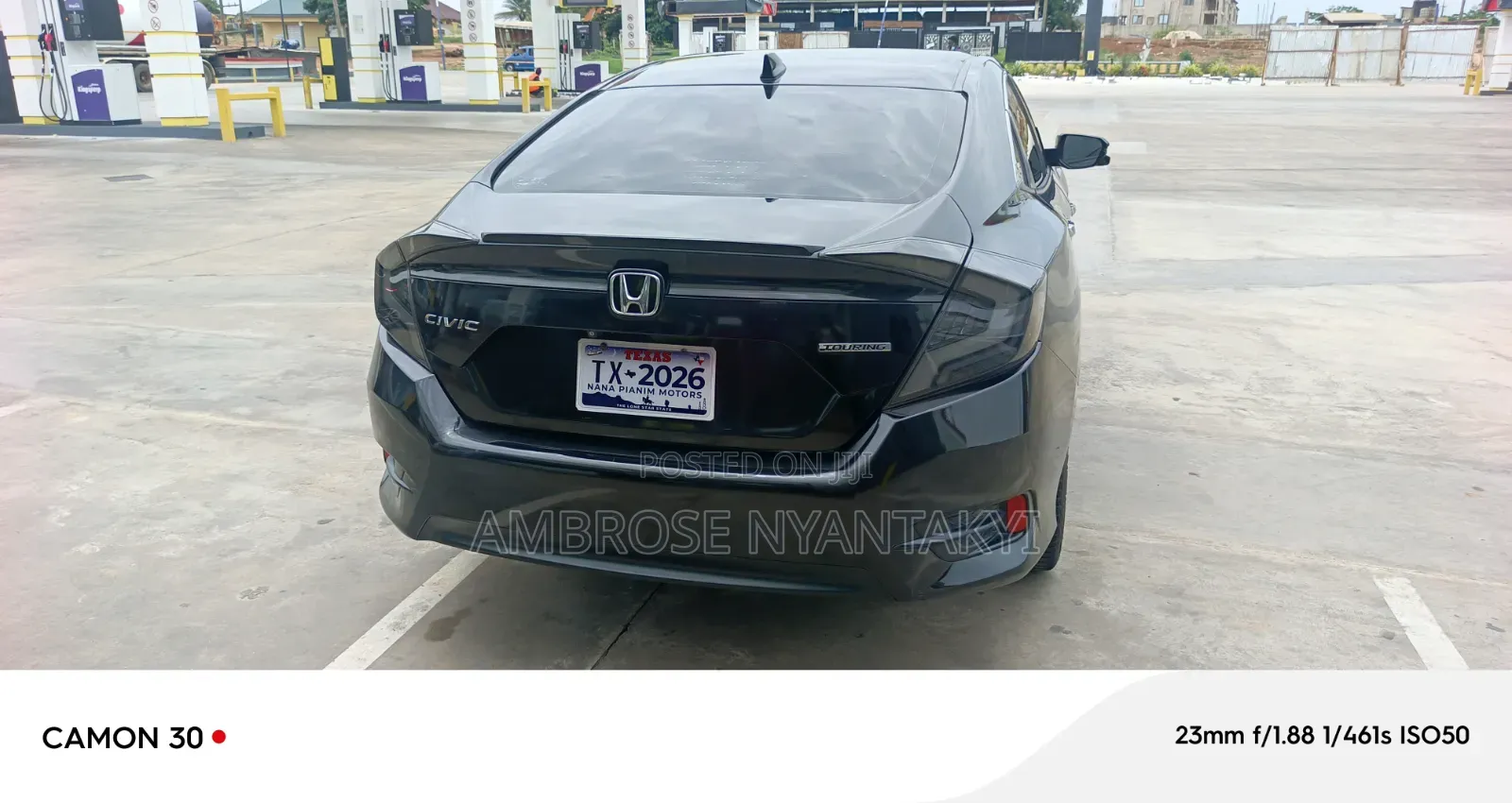 Honda Civic Touring 2dr Coupe (1.5L 4cyl) 2017 Black