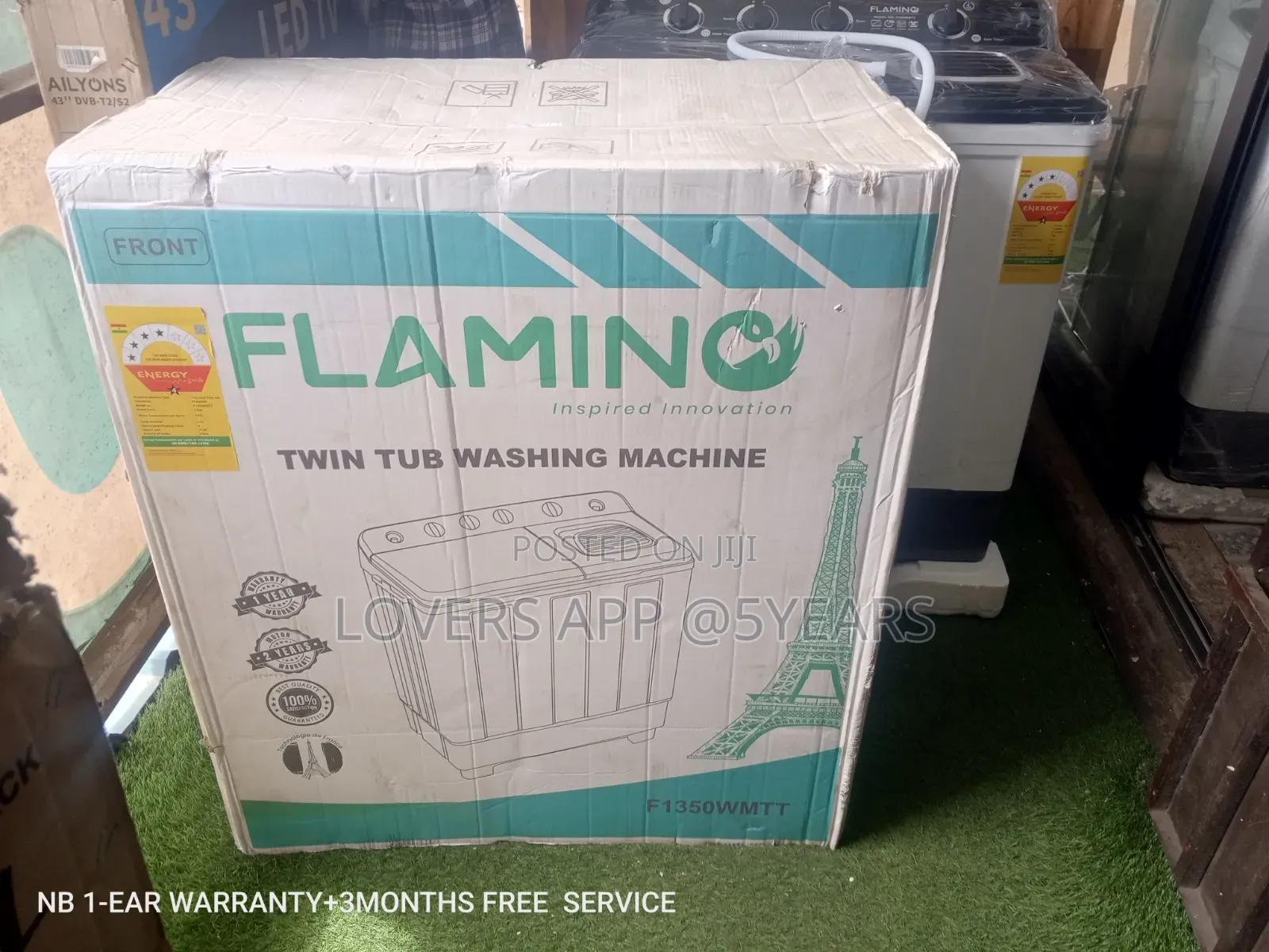 Flamino 12kg Washing Machine -Built for Family Sized Laundry