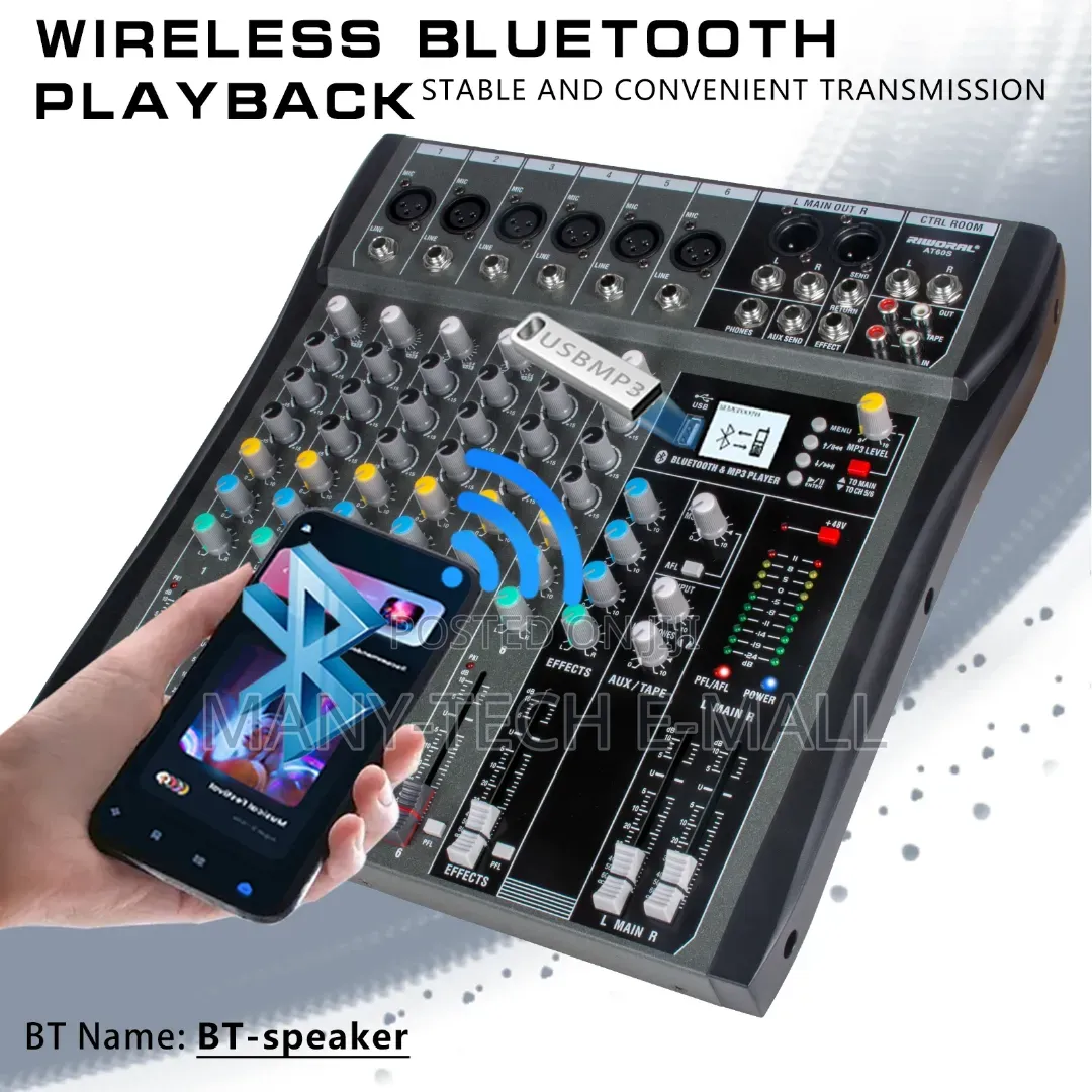 Professional Dj Mixer 8 Channel
