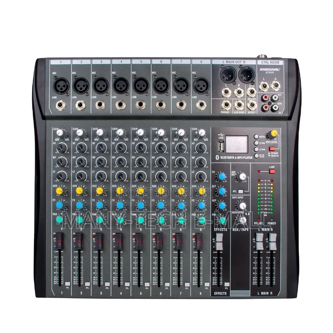 Professional Dj Mixer 8 Channel