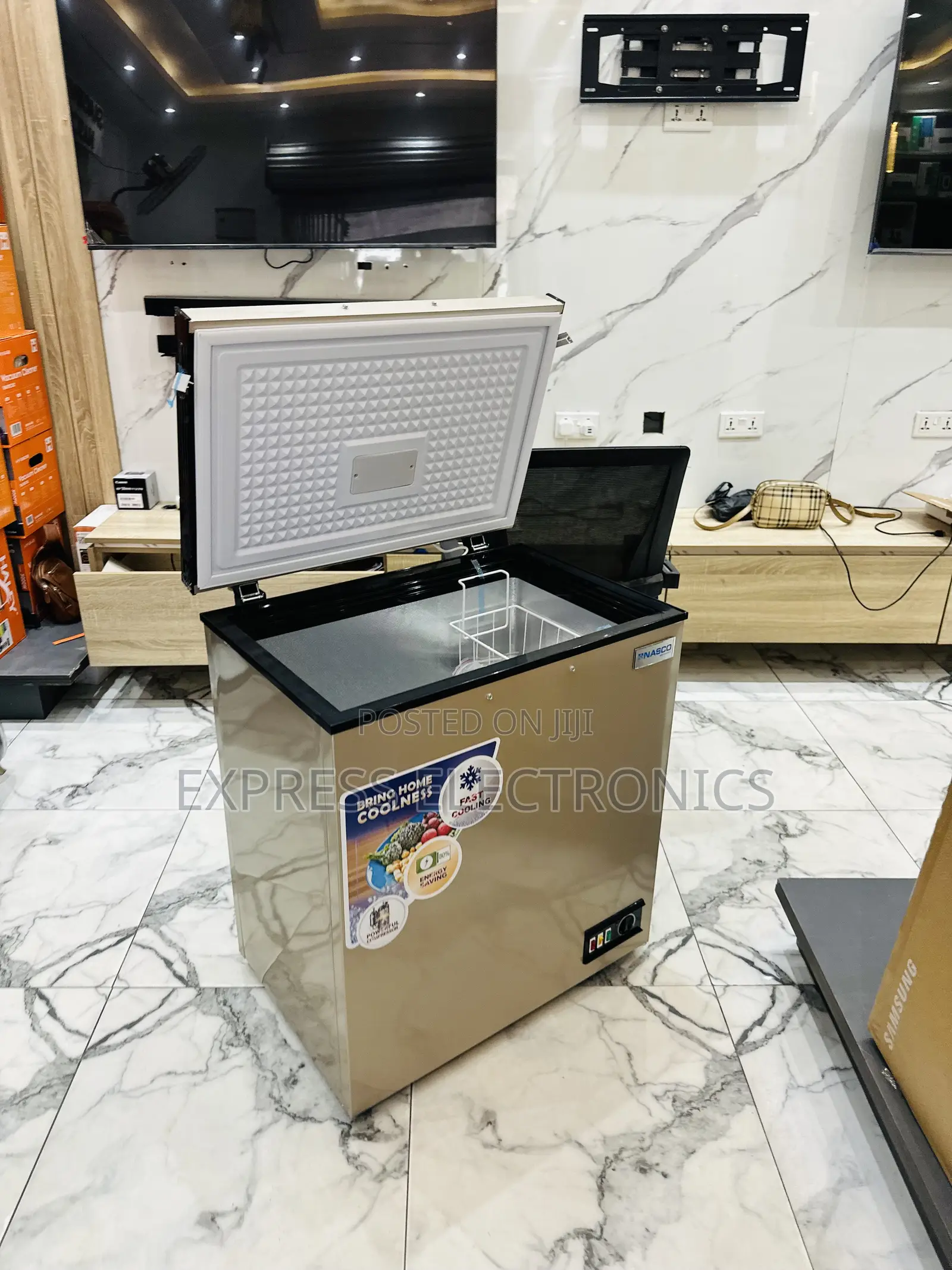 Amazing  Deals Gold Nasco Chest Freezer 200l