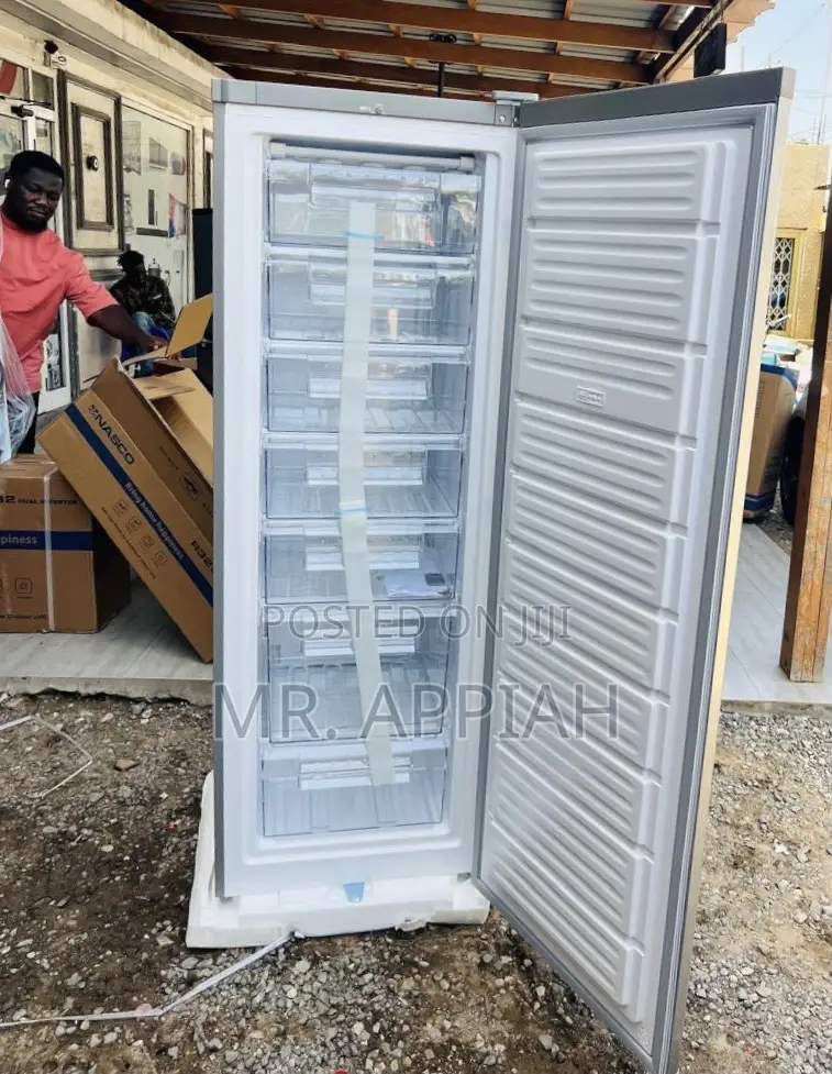 Super Classic Nasco Nasd1-33 1 Door Upright Standing Freezer(Gray)