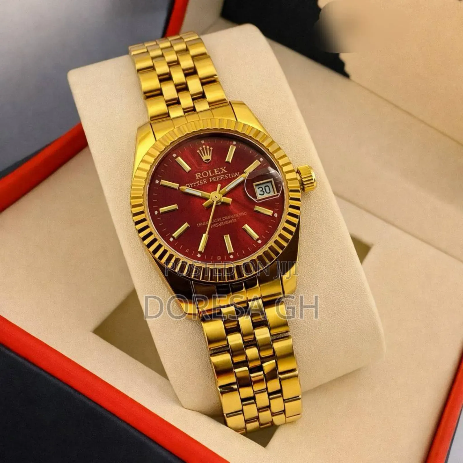 Rolex Oyster Perpetual Datejust:Gold Fluted Bezel Jubilee(On Request )
