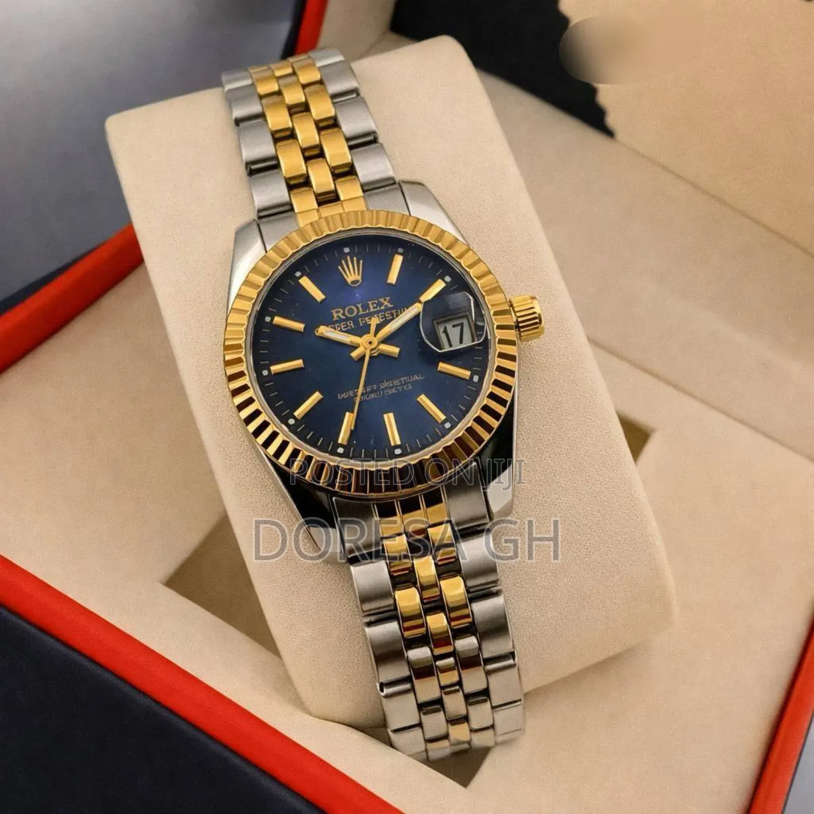 Rolex Oyster Perpetual Datejust:Gold Fluted Bezel Jubilee(On Request )