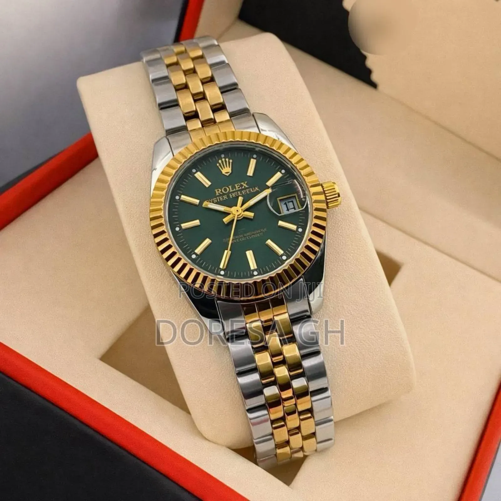Rolex Oyster Perpetual Datejust:Gold Fluted Bezel Jubilee(On Request )