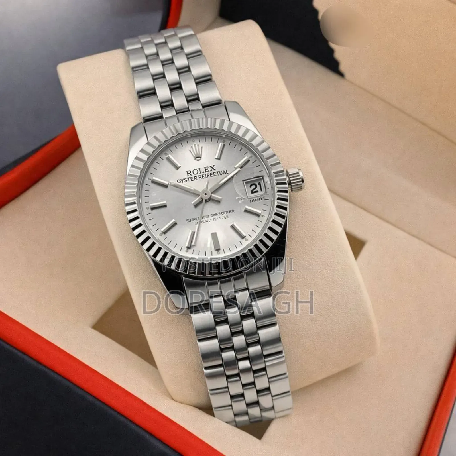 Rolex Oyster Perpetual Datejust:Gold Fluted Bezel Jubilee(On Request )