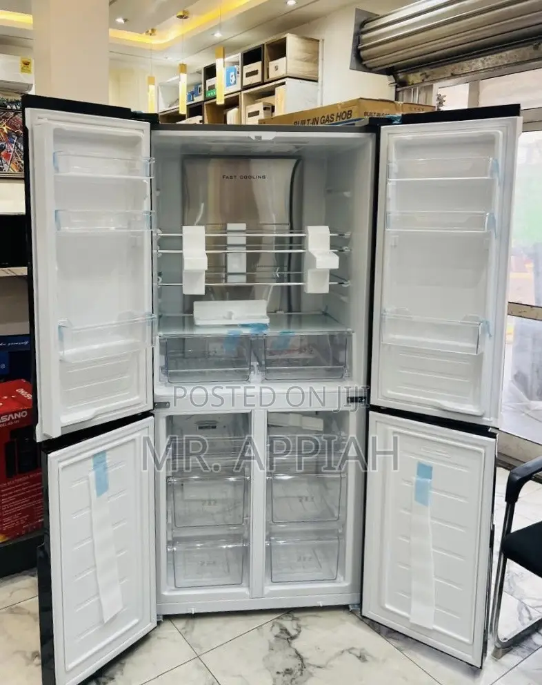 High Efficiency Pearl Side by Side 4 Door Mirror Fridge,Pf-630mdbg-2gb