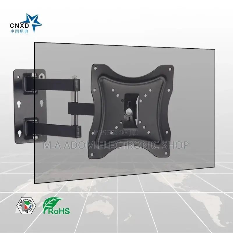 Adjustable TV Wall Bracket 19" - 42" - Black